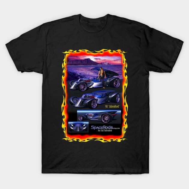 SR Blown Hemi "AlienRod" T-Shirt by MyTeeGraphics